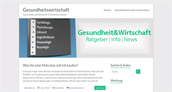 Desktop Screenshot of gesundheitswirtschaft-mitte.de